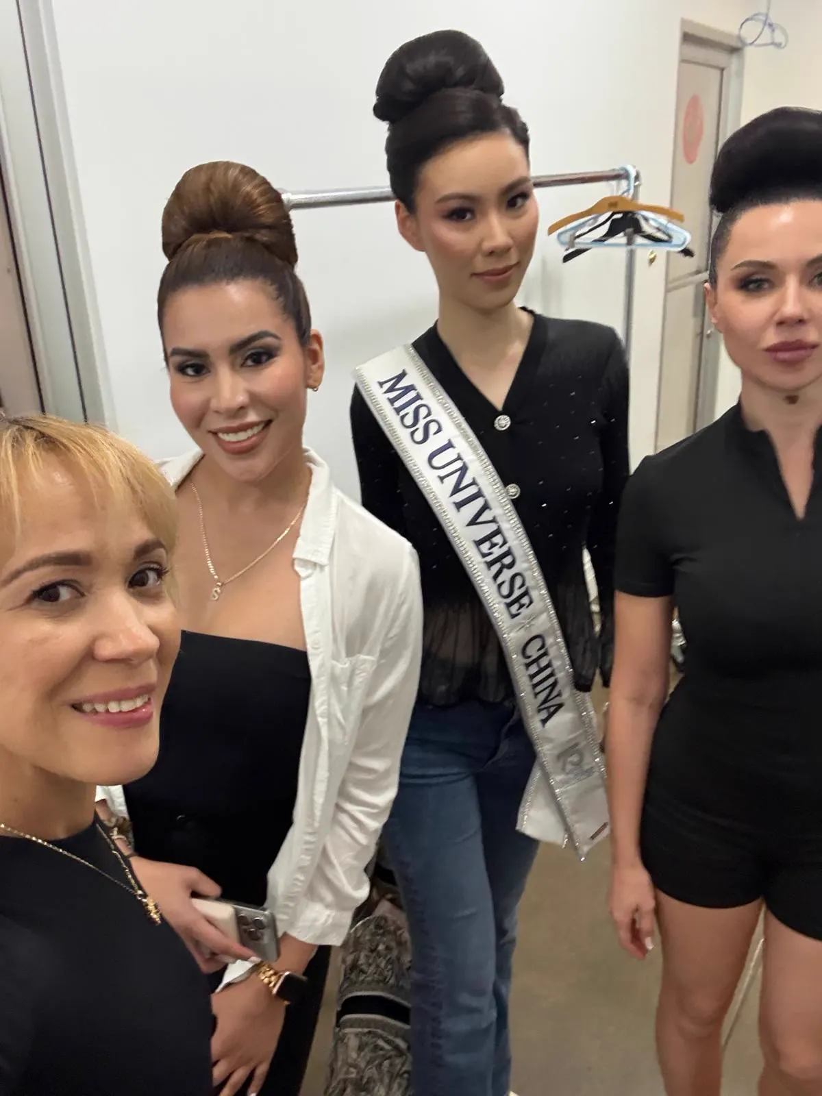 Backstage with Miss Universe China